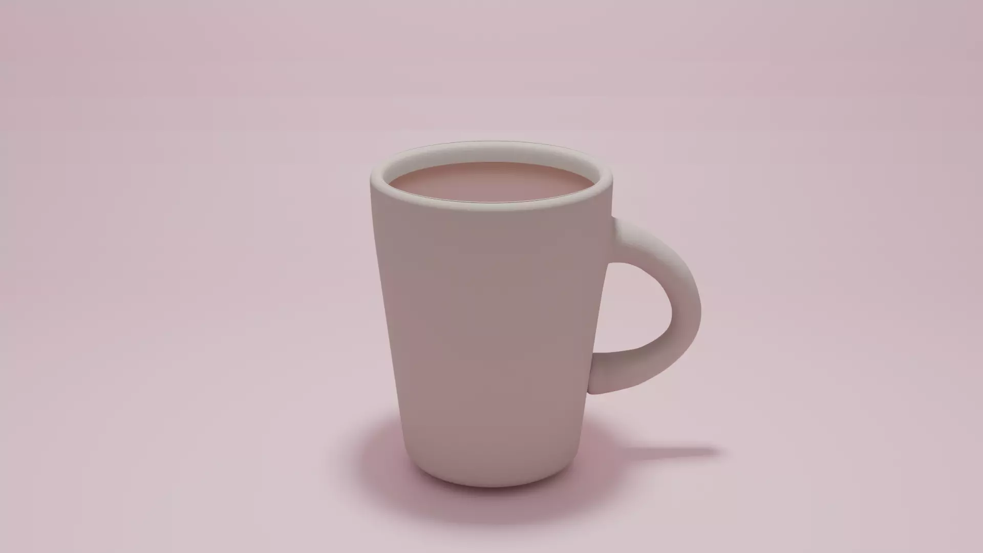  Classic White Coffee Cup 3D Model 3D model_0