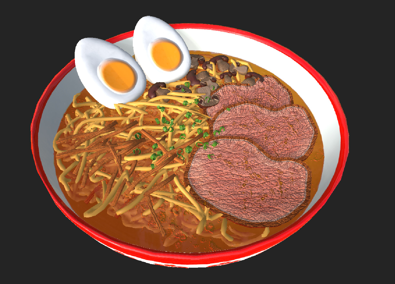 Ramen bowl 3D model_5