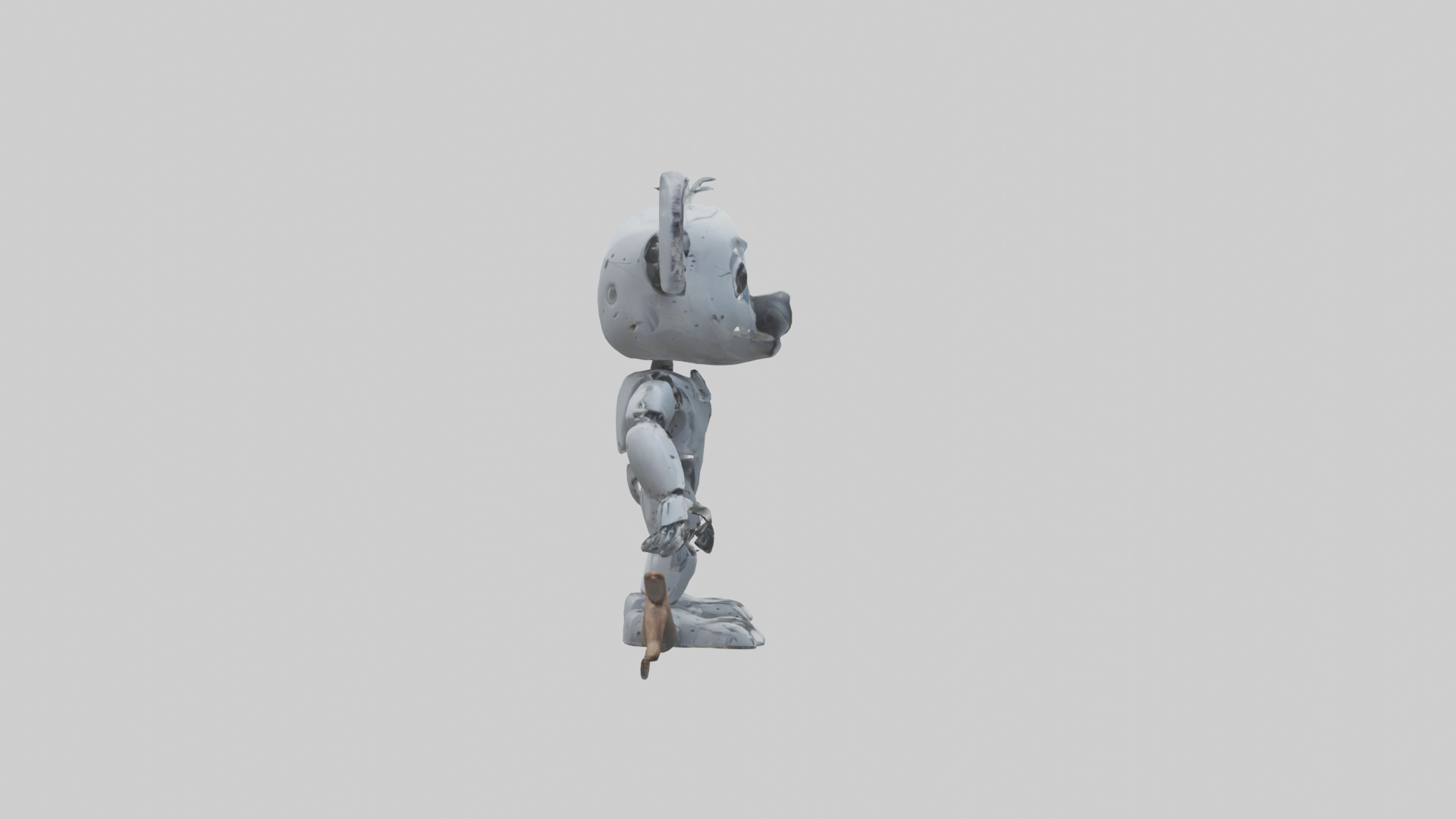 Robot version of a robot koala model 3D model_13