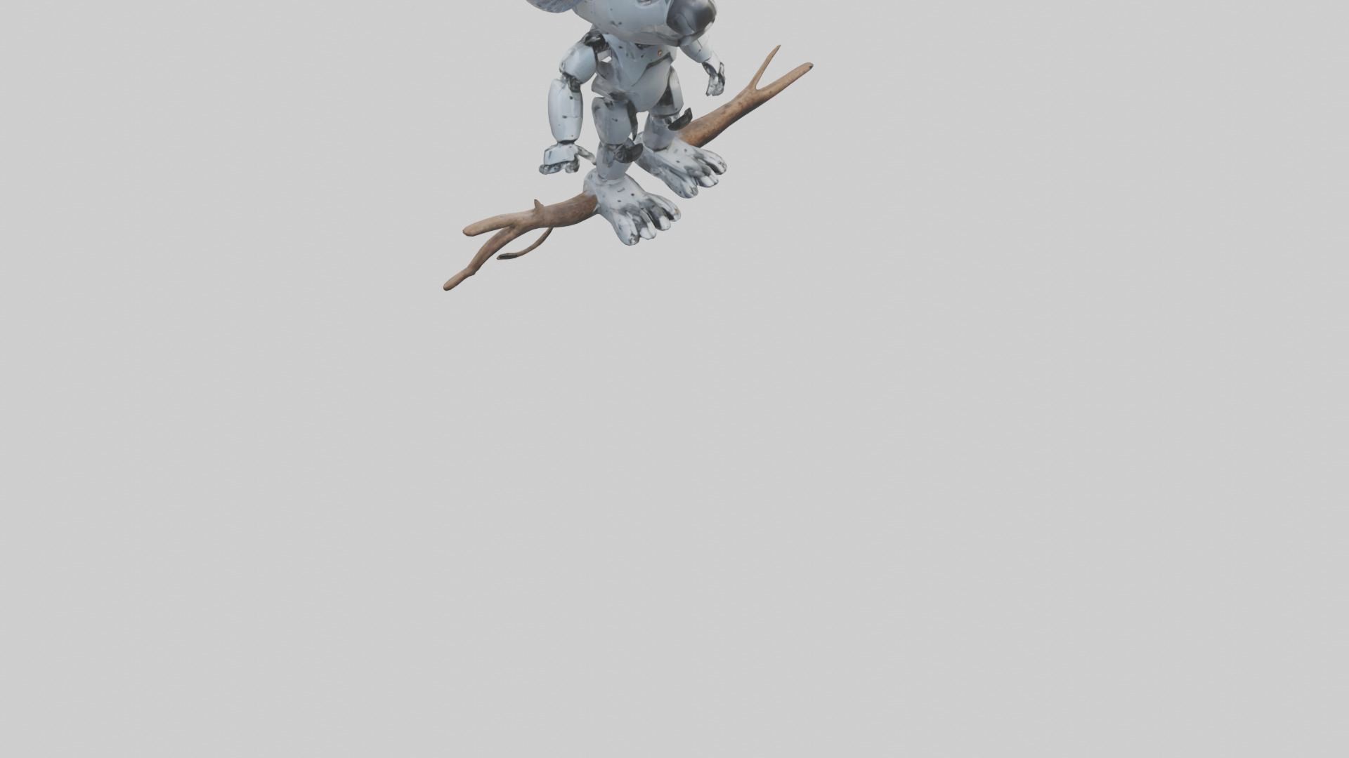Robot version of a robot koala model 3D model_6