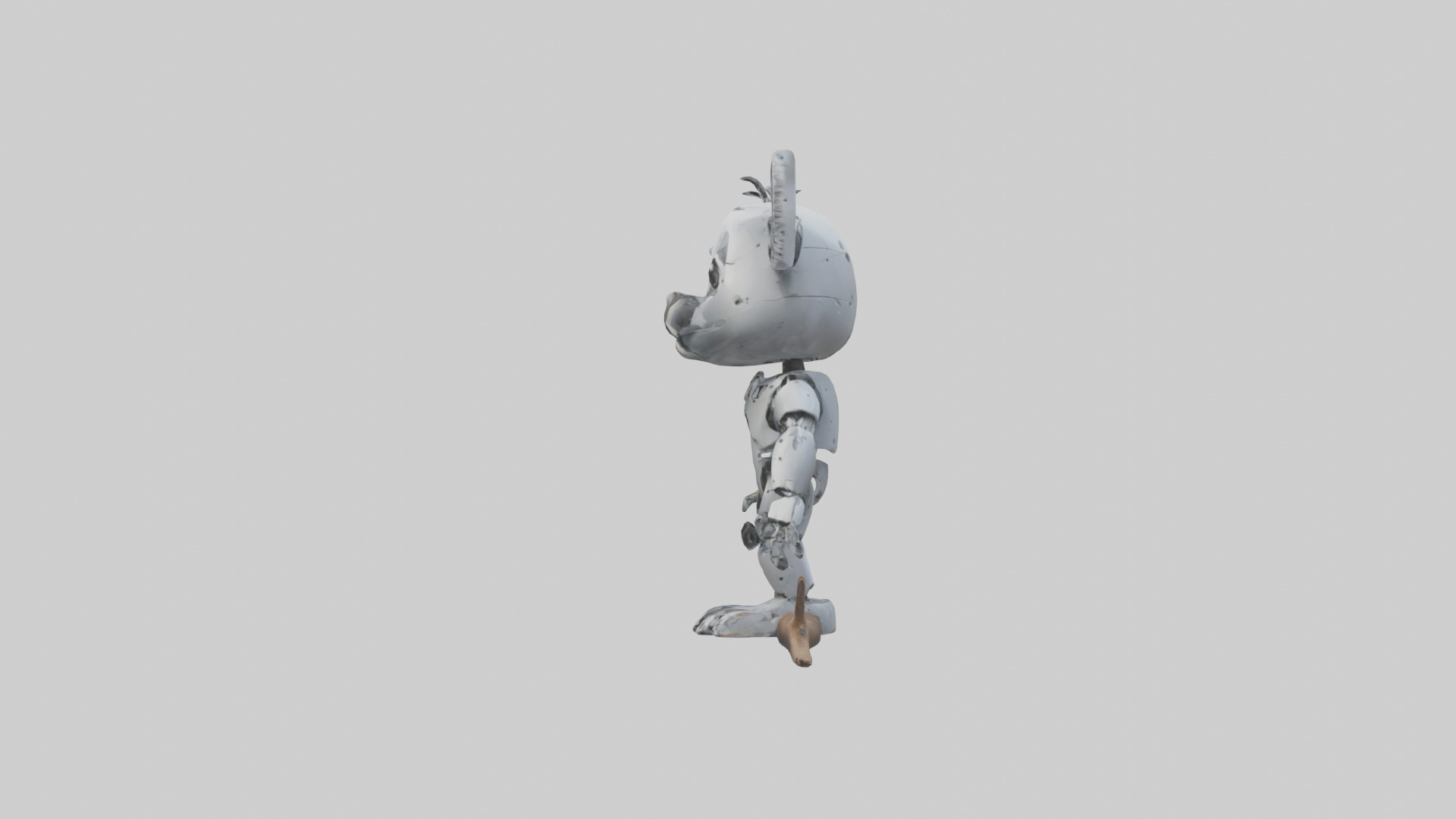 Robot version of a robot koala model 3D model_12