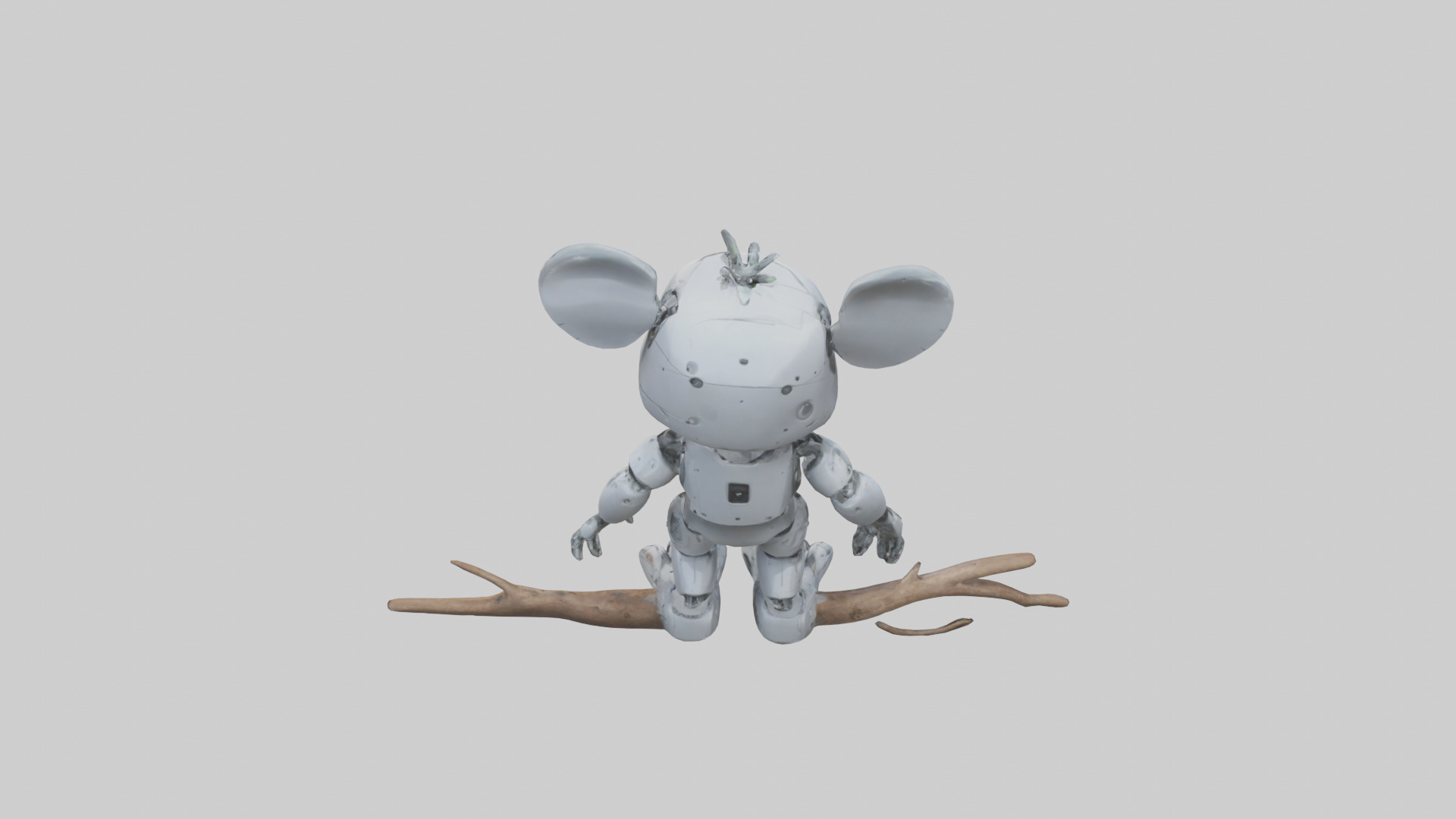 Robot version of a robot koala model 3D model_15