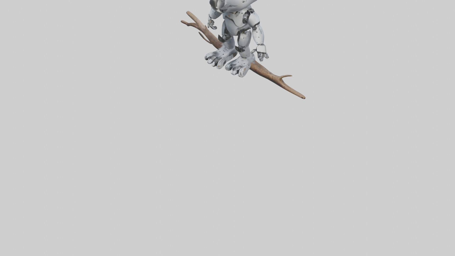 Robot version of a robot koala model 3D model_5