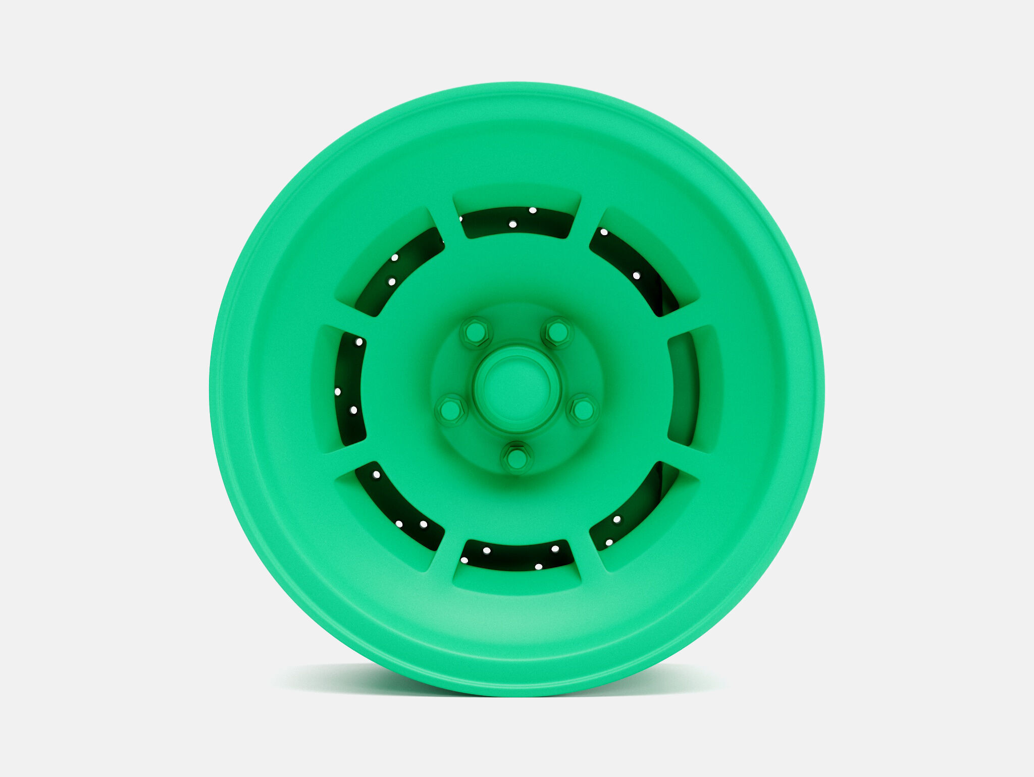 15x7 C3 Corvette YJ8 Wheel and Brake 3D print model_3