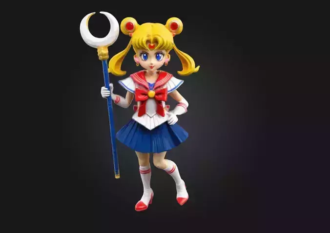 Sailor Moon  Highly Detailed 3D Printable Collectible Figurine