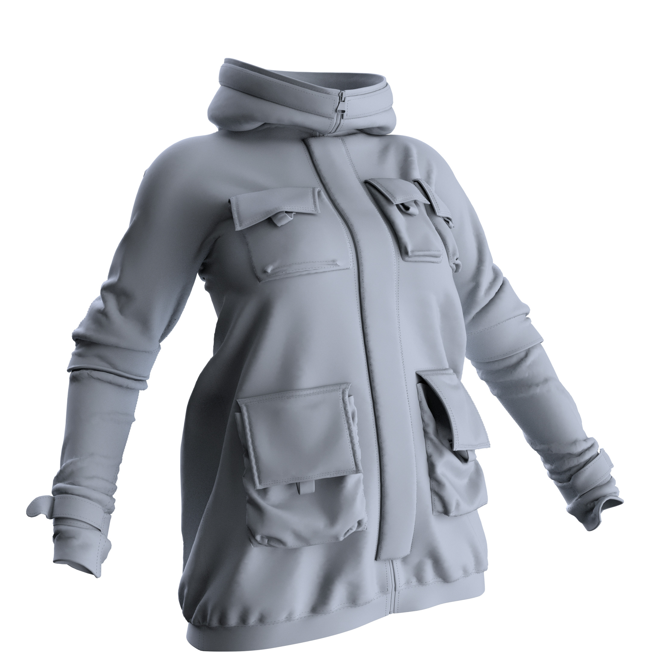 THE FINALS BUNDLE  12  Female Clothes Outfit 3D model_6