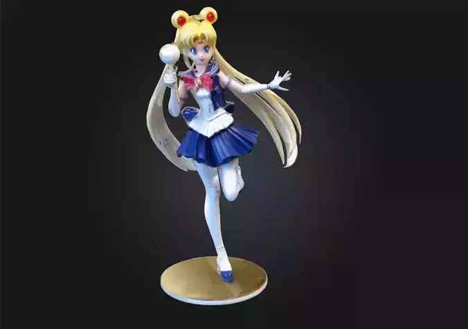 Sailor Moon  Highly Detailed 3D Printable 