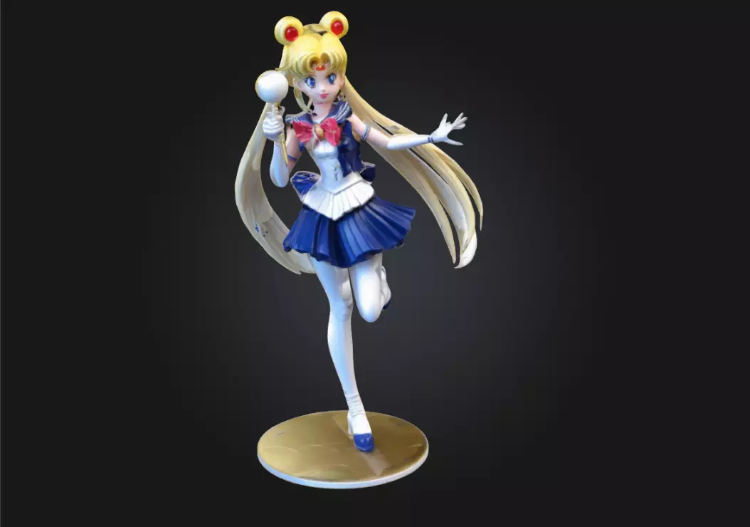 Sailor Moon Highly Detailed 3D Printable 3D print model