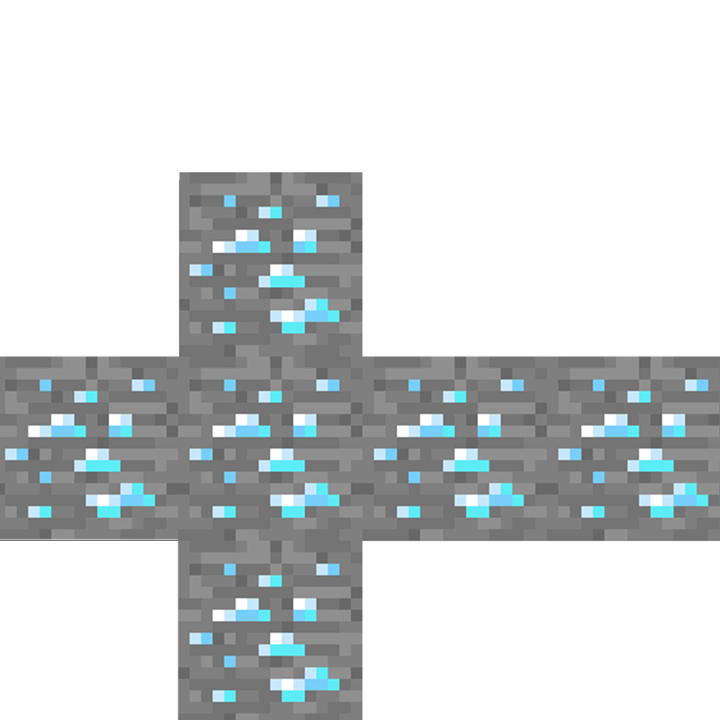 Minecraft world basic Low-poly 3D model_17