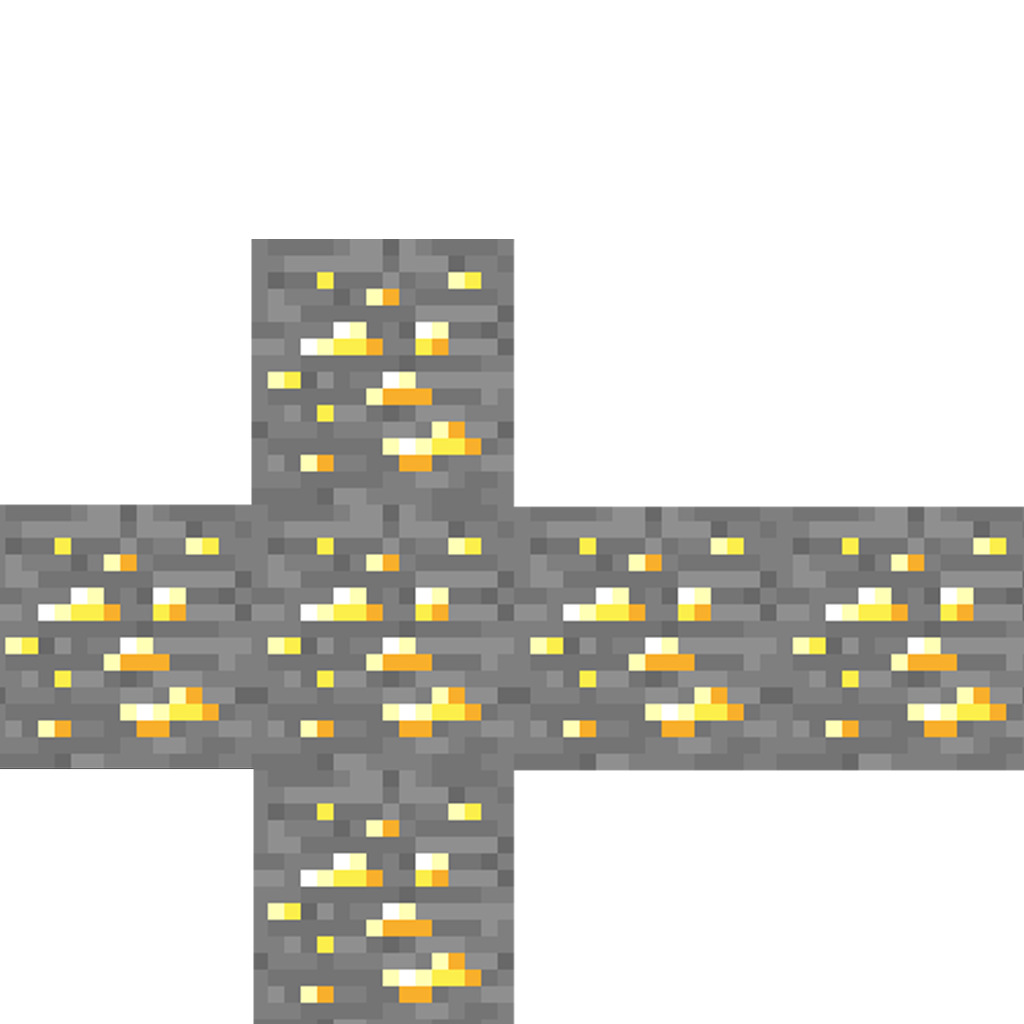 Minecraft world basic Low-poly 3D model_22