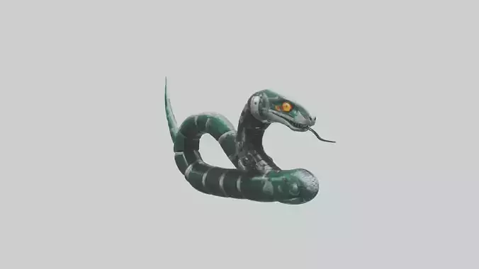 Robot version of a robot snake model