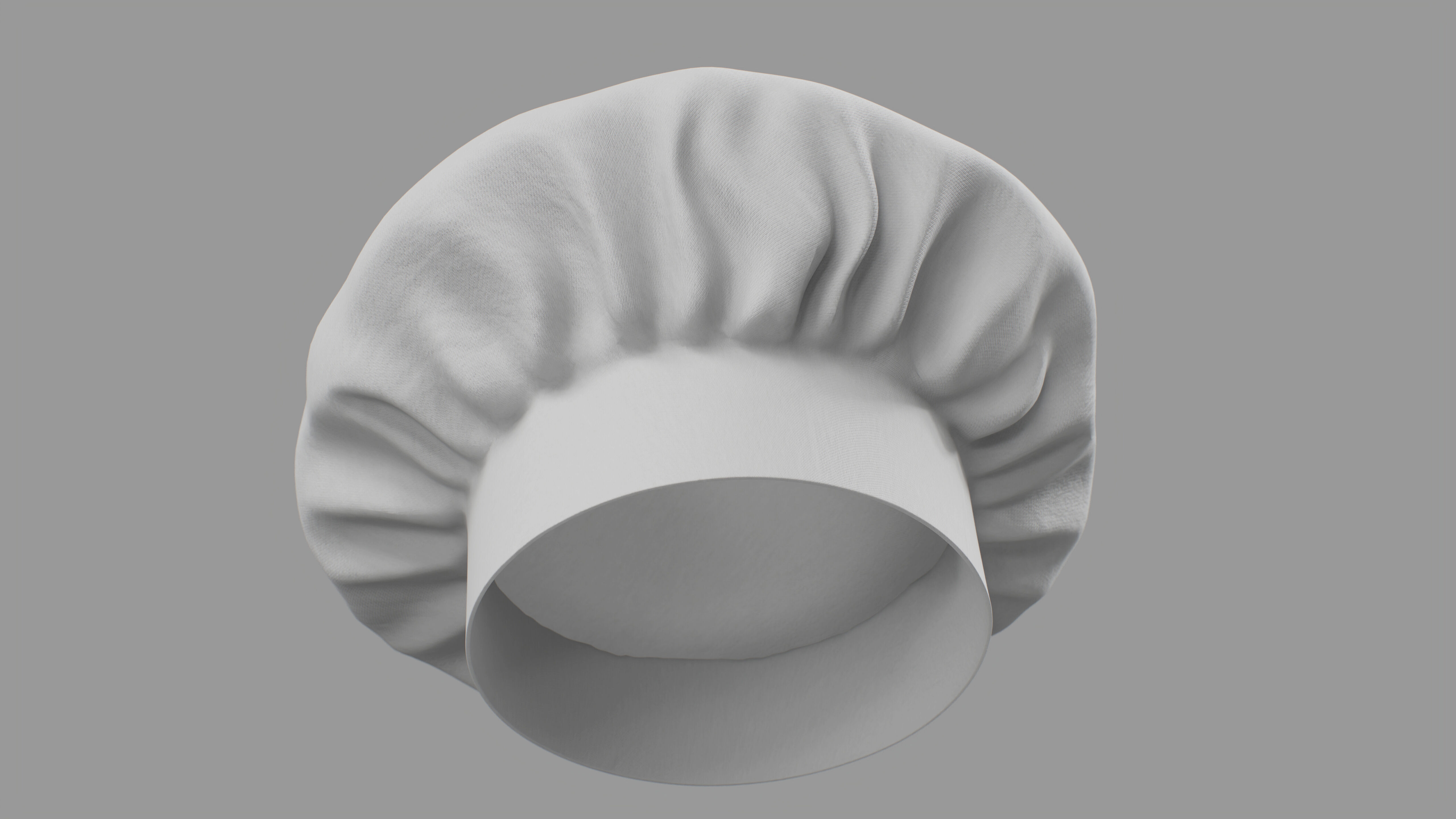 Chef Hat 3D model_1