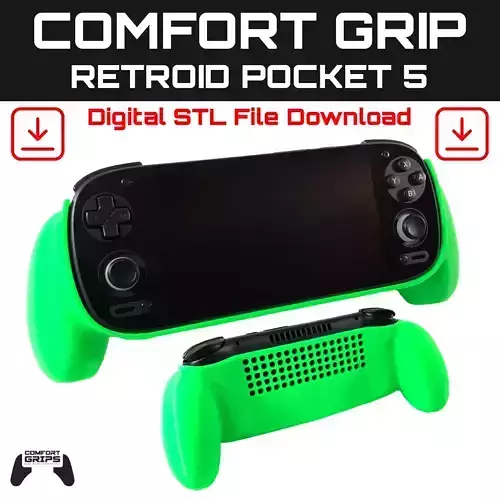 Retroid Pocket 5 Comfort Grip Case 3D print model