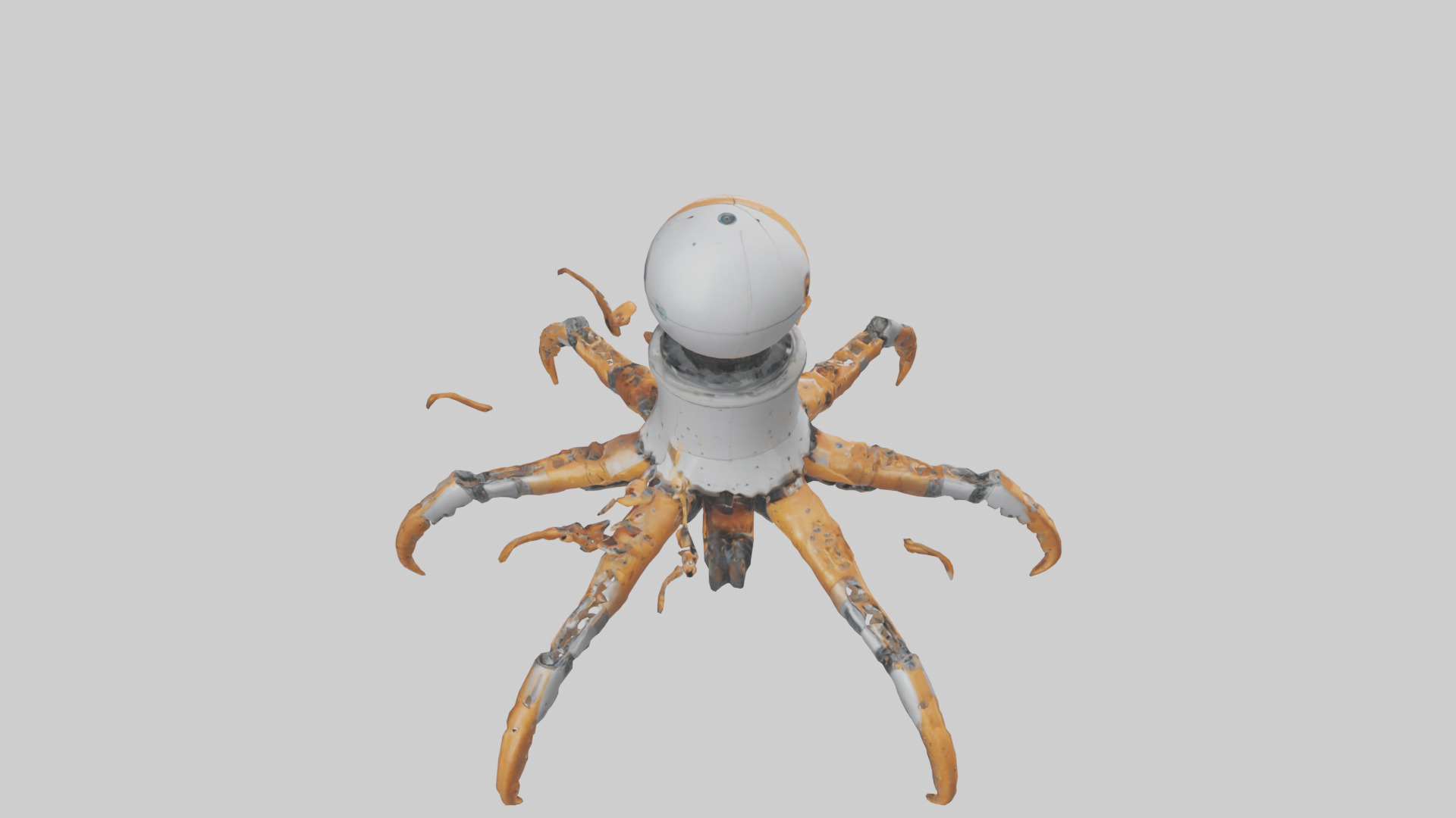 Robot version of a robot starfish model 3D model_15