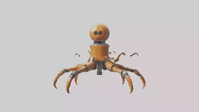 Robot version of a robot starfish model