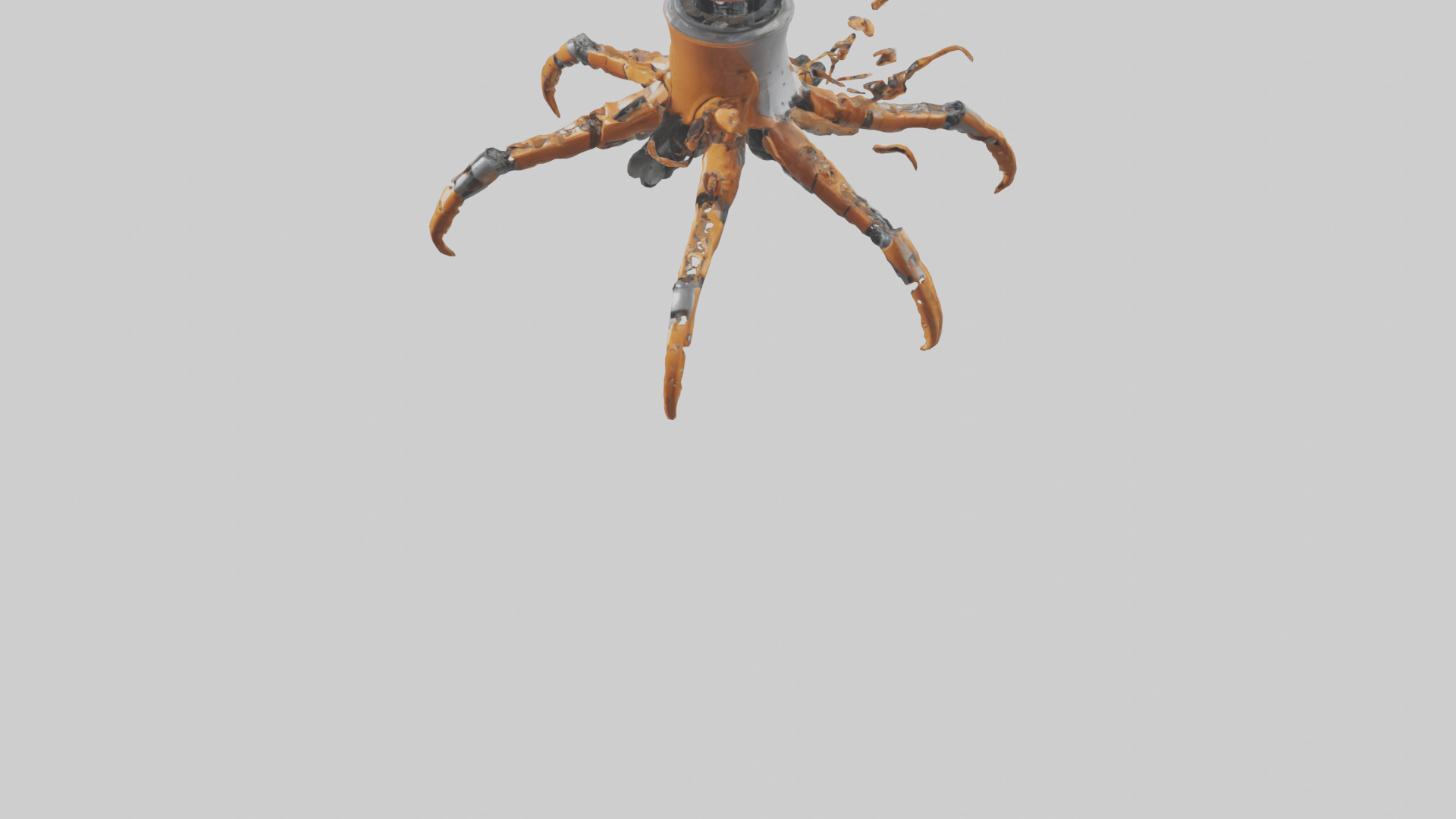 Robot version of a robot starfish model 3D model_6