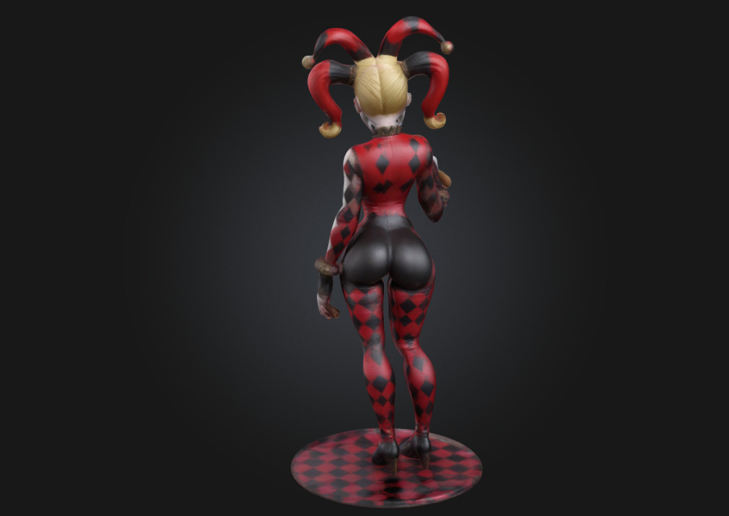 Harley Highly Detailed 3D Printable Collectible Figurine 3D print model_2