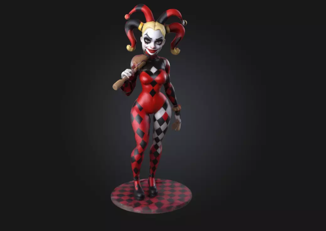 Harley Highly Detailed 3D Printable Collectible Figurine 3D print model_0