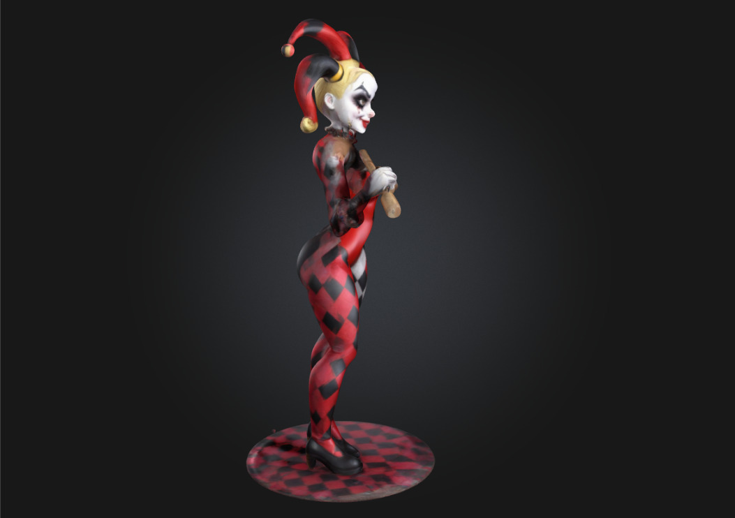 Harley Highly Detailed 3D Printable Collectible Figurine 3D print model_3