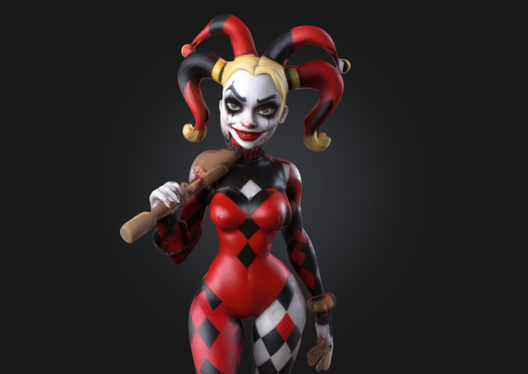Harley Highly Detailed 3D Printable Collectible Figurine 3D print model_1