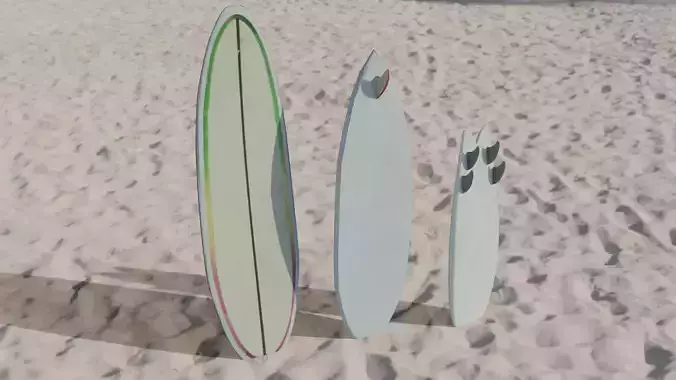 Surfboards model pack