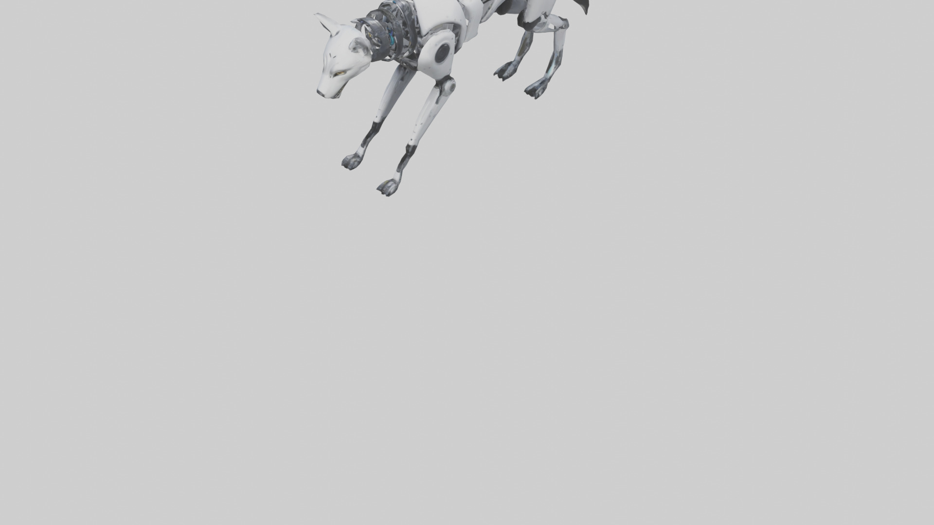 Robot version of a robot wolf with advanced sensors model 3D model_6