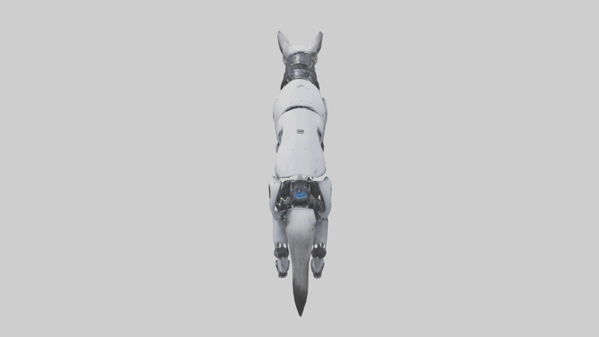 Robot version of a robot wolf with advanced sensors model 3D model_15