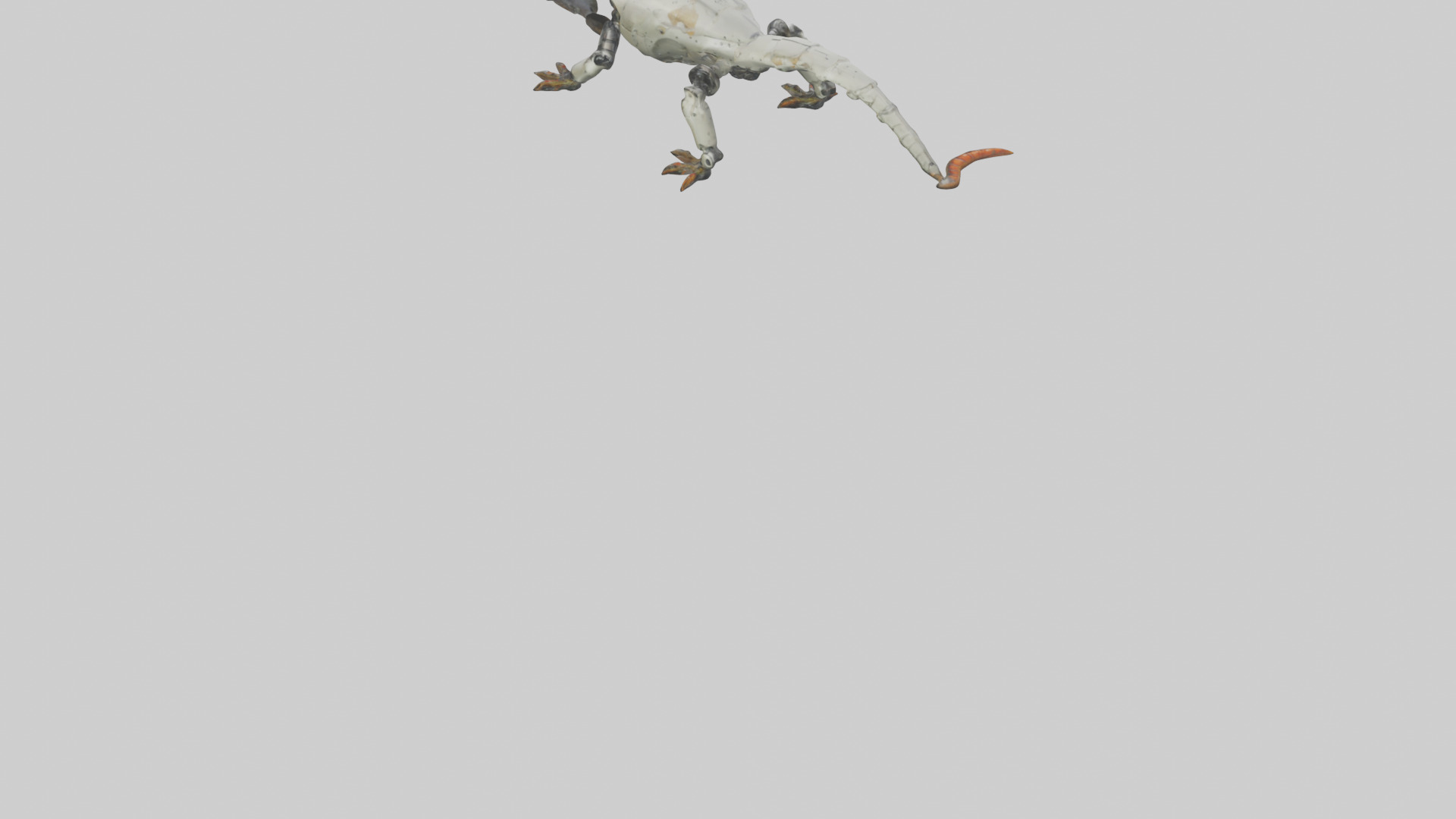 Robot version of a salamander model 3D model_5