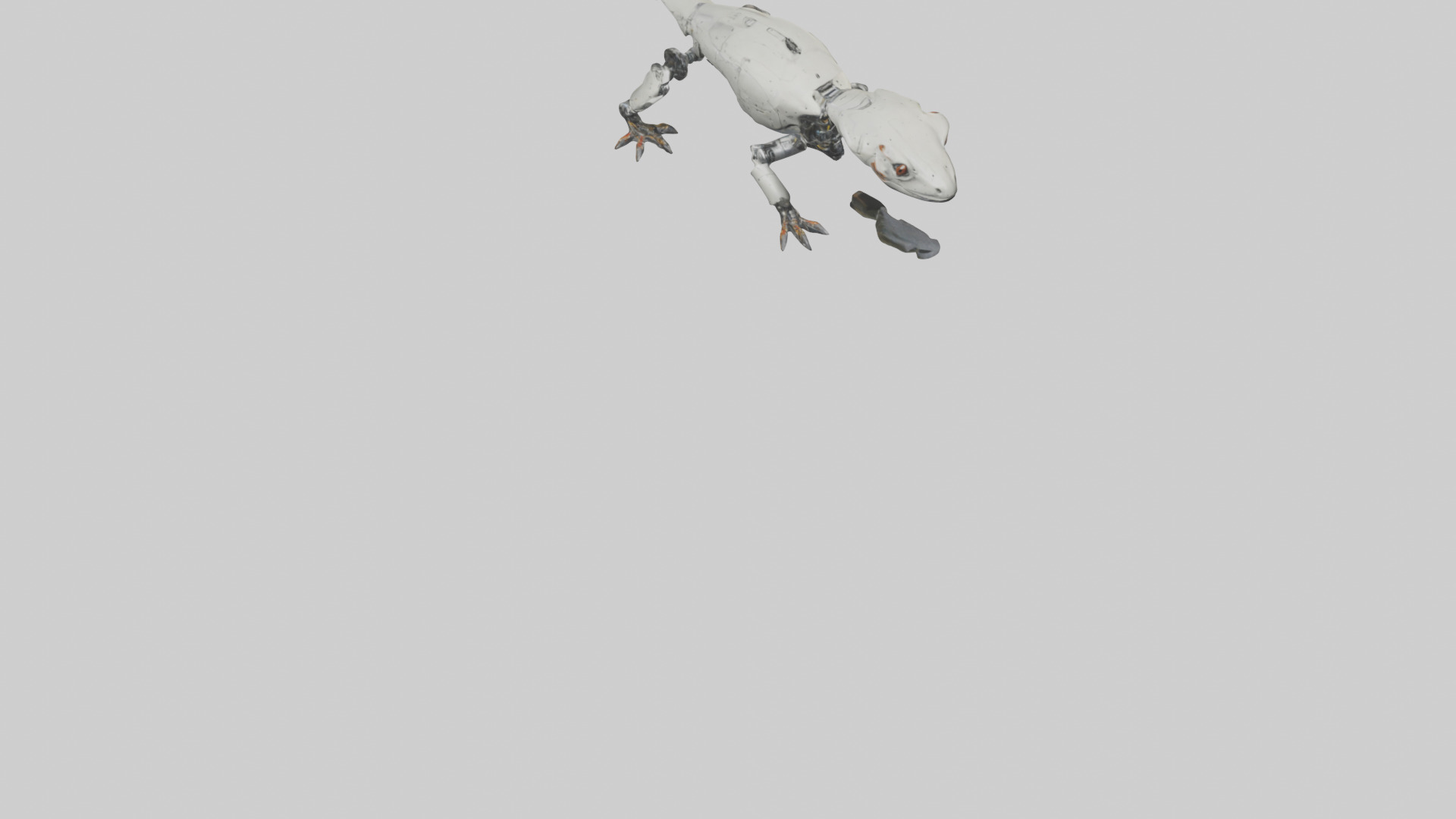 Robot version of a salamander model 3D model_8