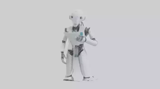 Robot version of a scientist model 2 PCS SET