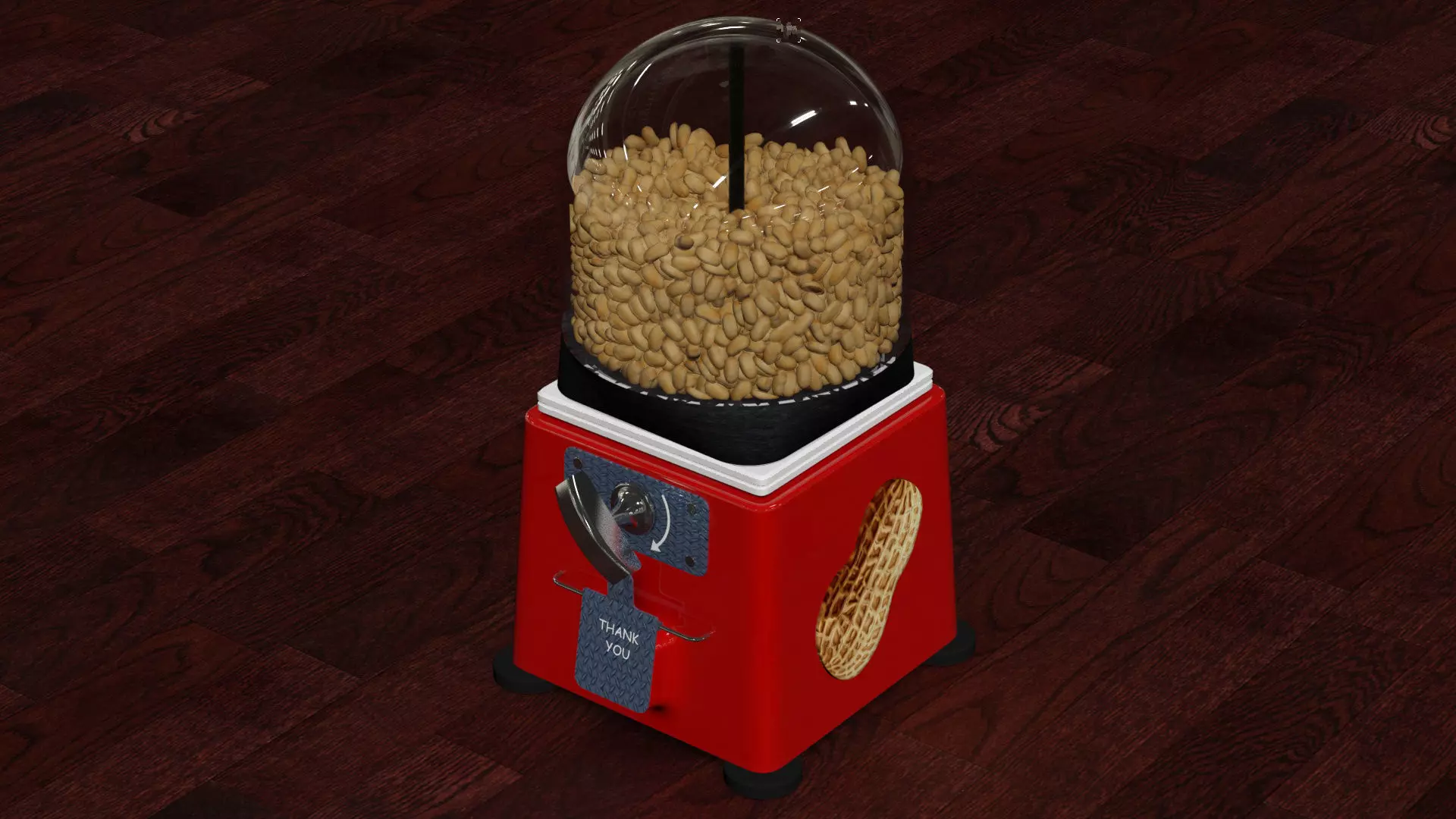 Peanut dispenser 3D model_0