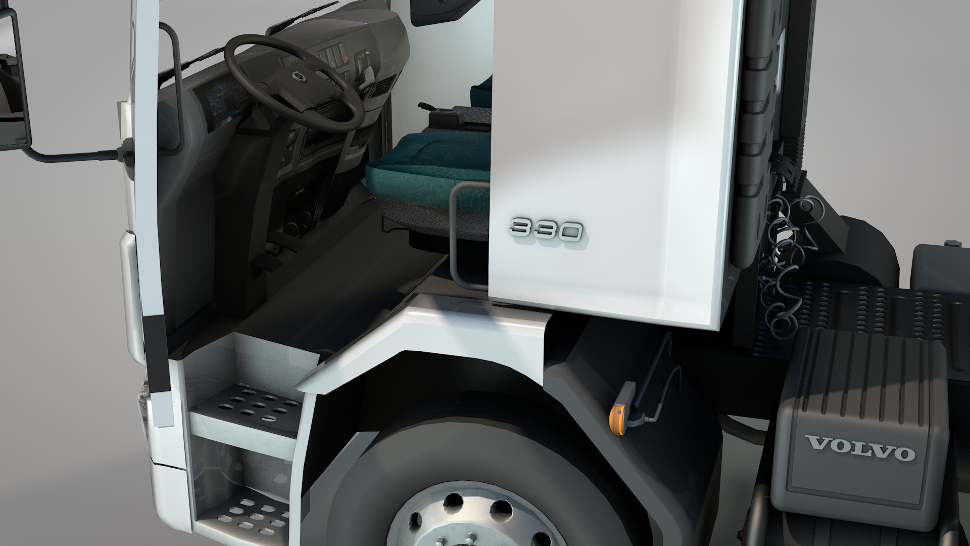 Volvo 330Vm Truck 3D model_5
