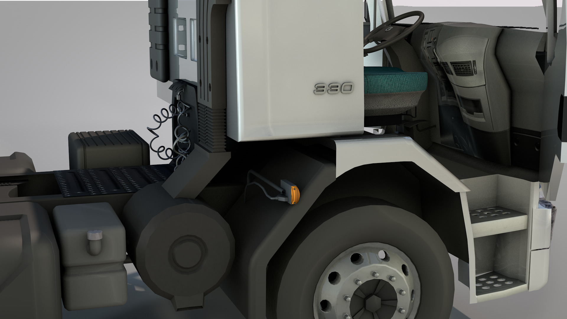 Volvo 330Vm Truck 3D model_8