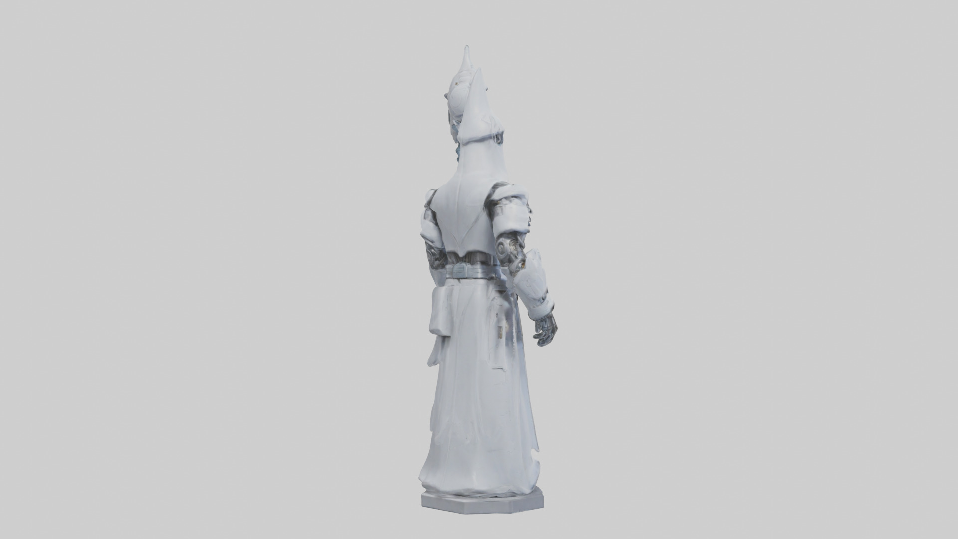 RoboWizard statue model 3D model_4