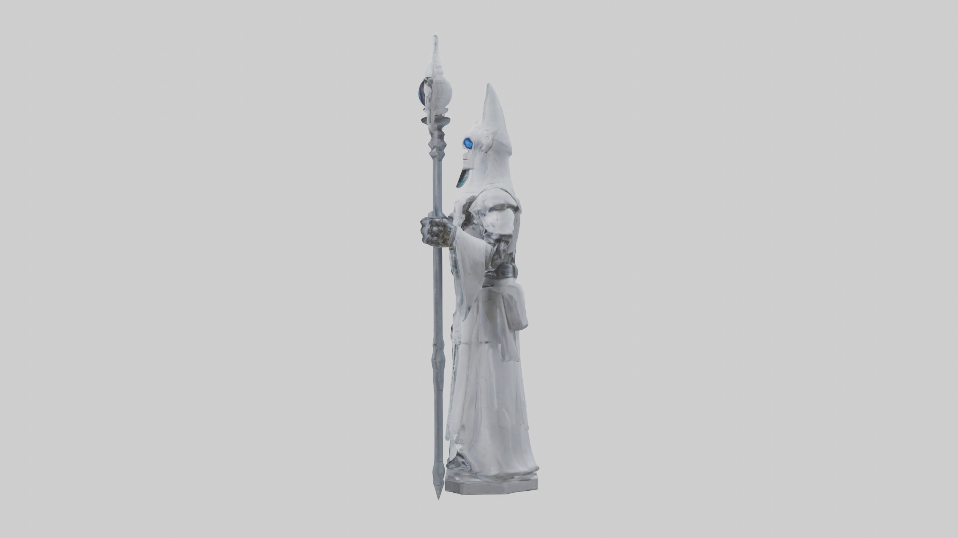 RoboWizard statue model 3D model_12
