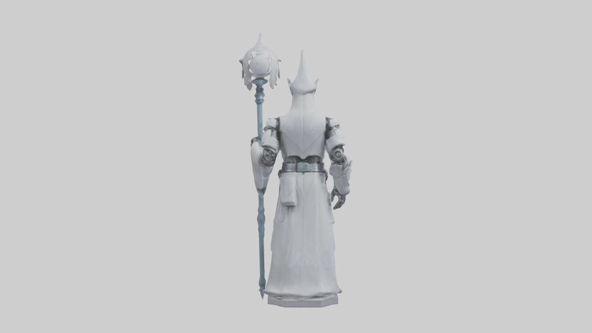 RoboWizard statue model 3D model_2
