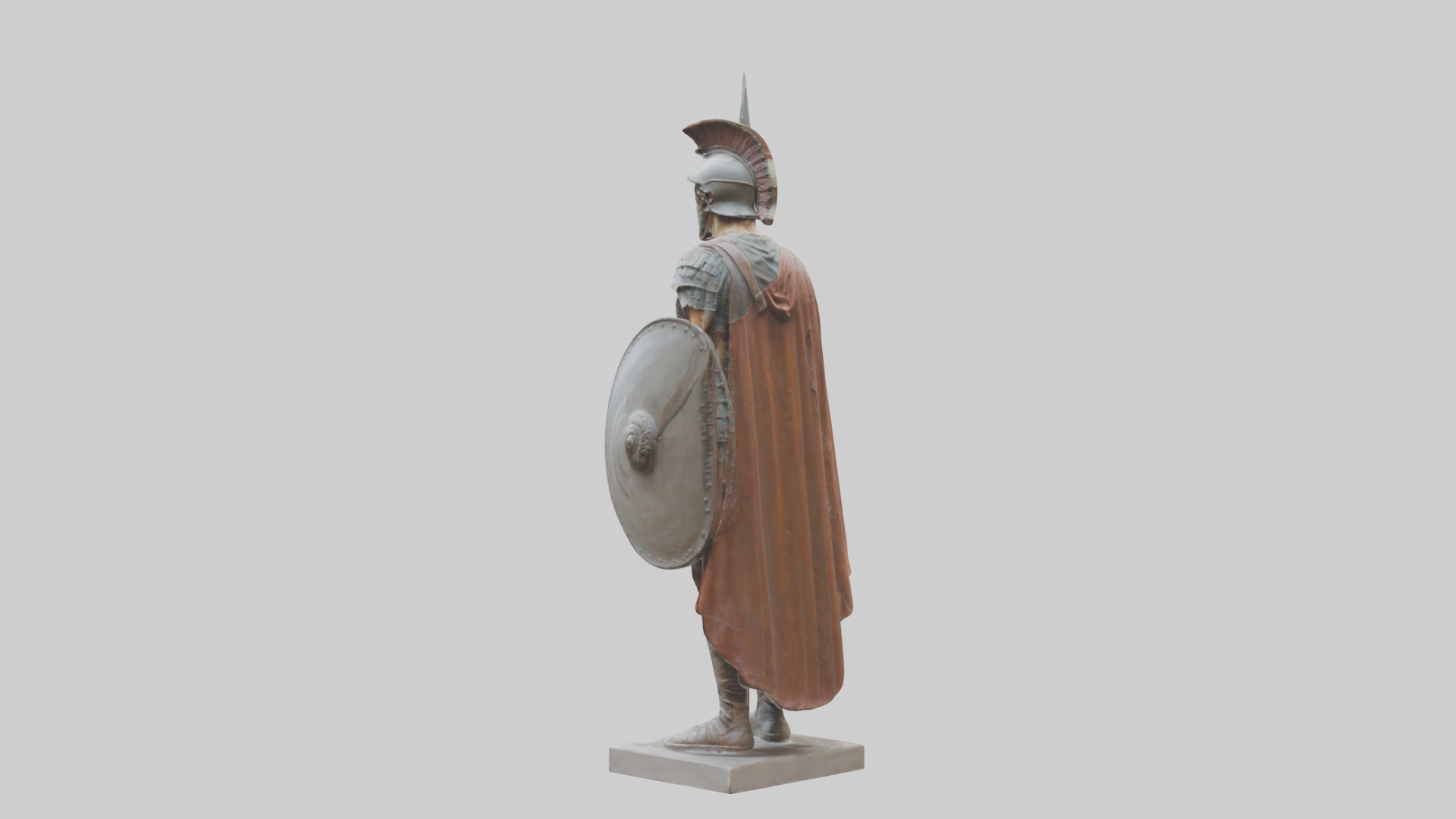 Roman Soldier sculpture model 3D model_3