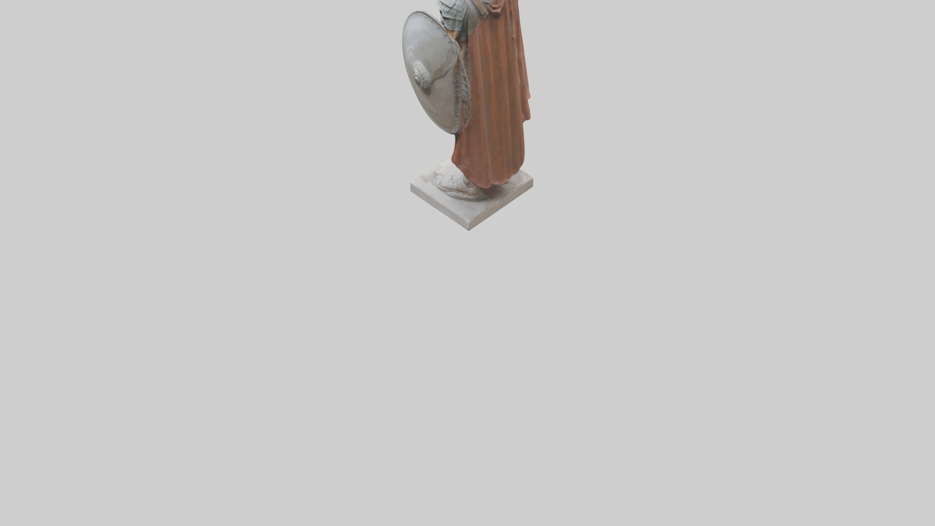 Roman Soldier sculpture model 3D model_5