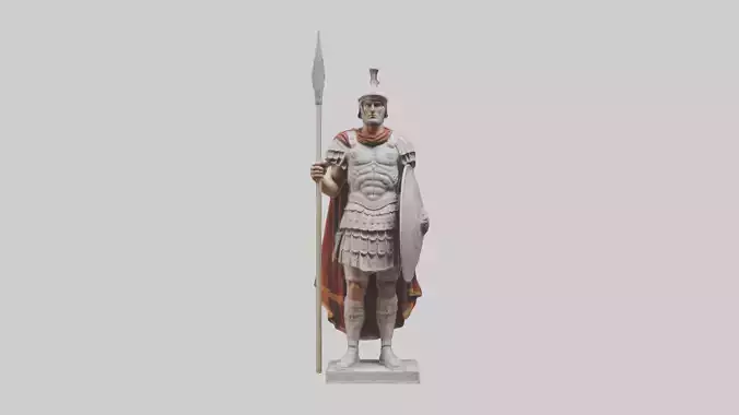 Roman Soldier sculpture model