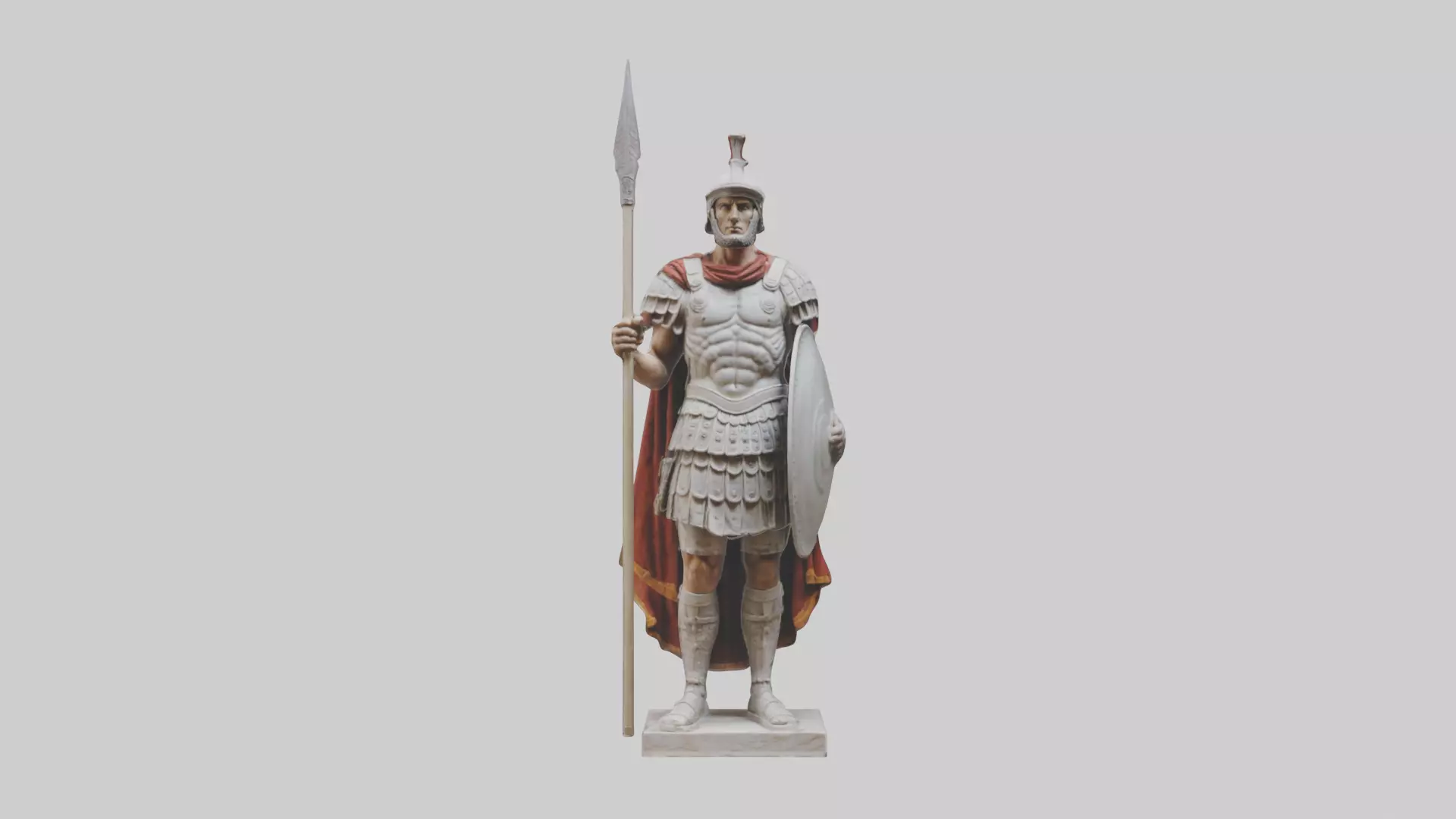 Roman Soldier sculpture model 3D model_0