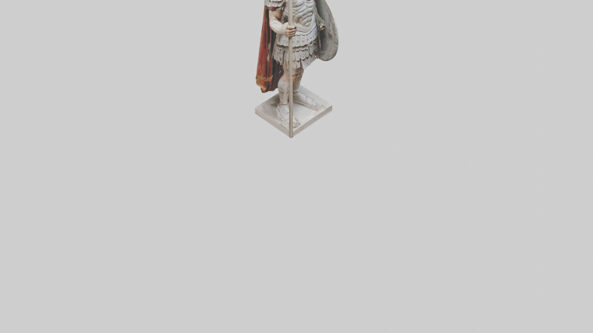 Roman Soldier sculpture model 3D model_8