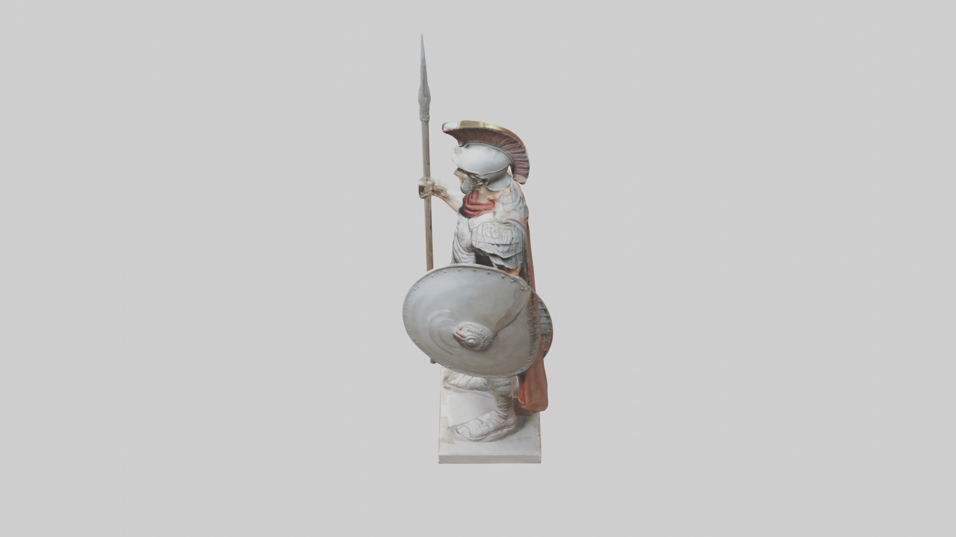 Roman Soldier sculpture model 3D model_17