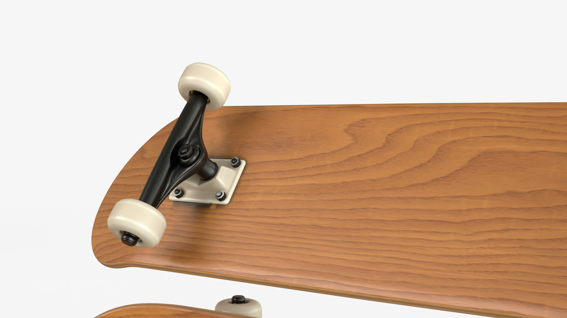 Four Realistic Skateboards 3D model_6