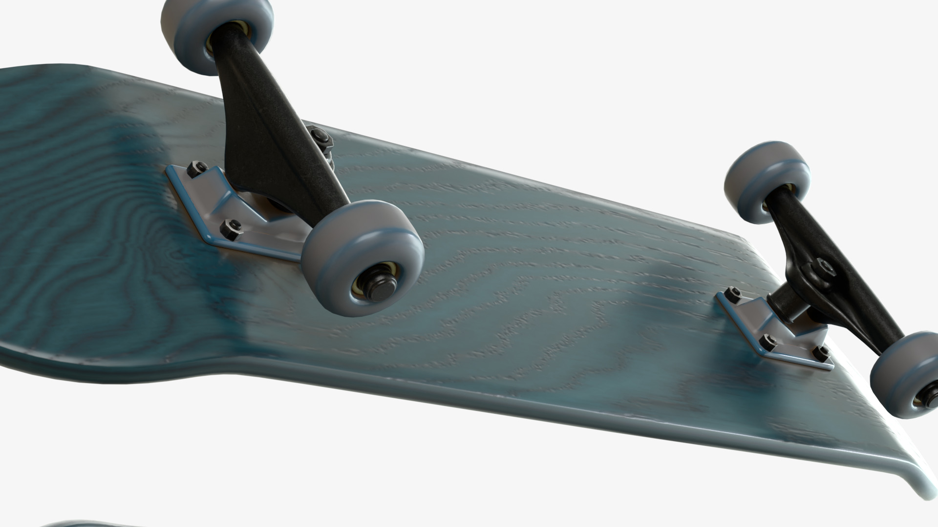 Four Realistic Skateboards 3D model_7