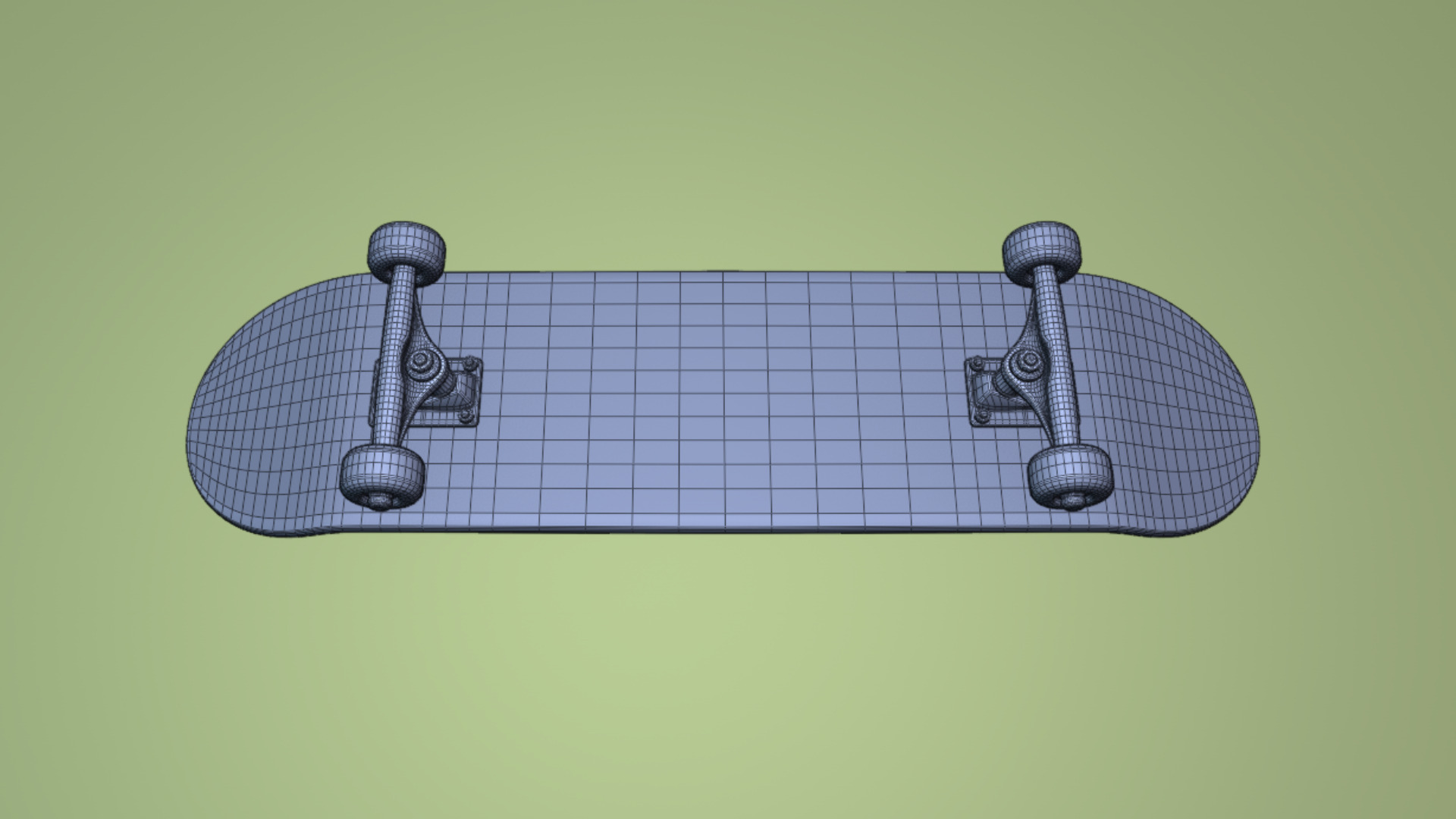 Four Realistic Skateboards 3D model_13