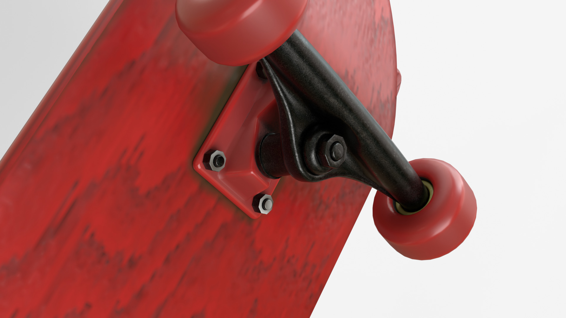 Four Realistic Skateboards 3D model_8