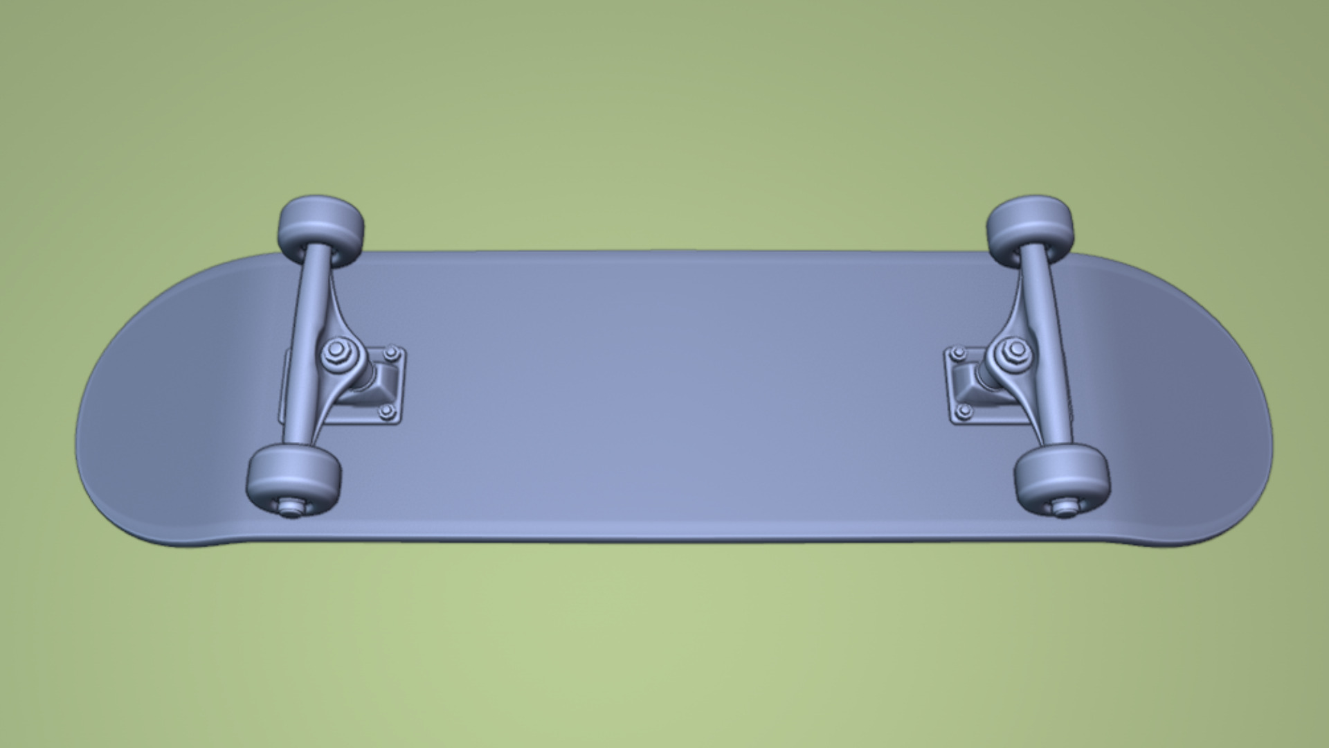 Four Realistic Skateboards 3D model_15