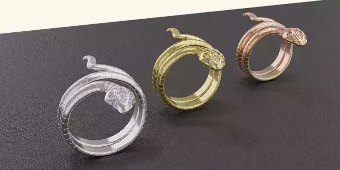 Snake Ring 17 18 and 19