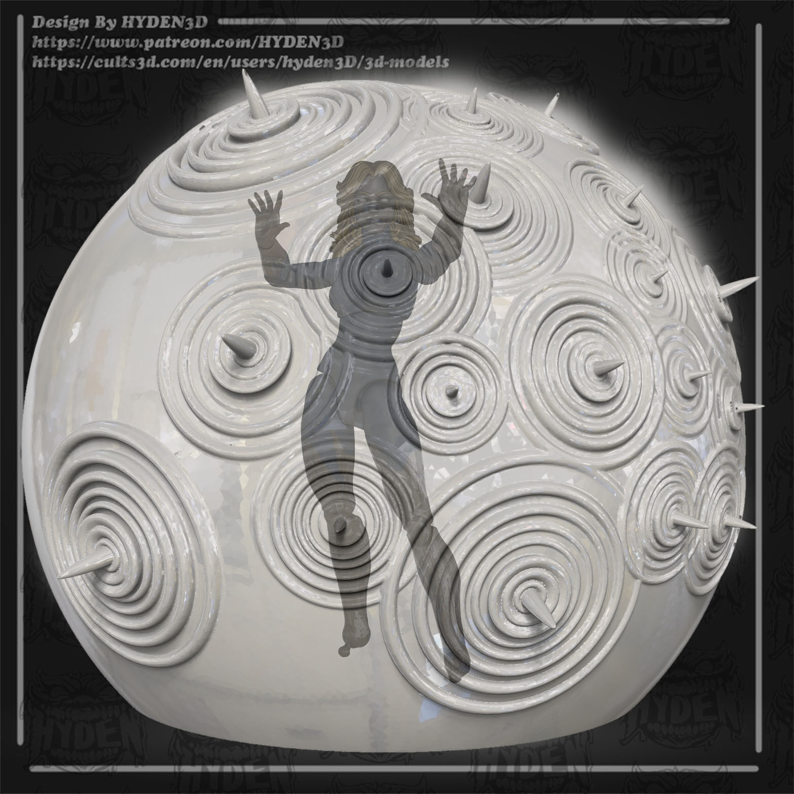 susan storm invisible woman 3D print model_3