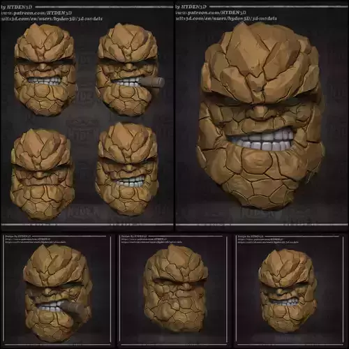 ben grim the thing 3D print model